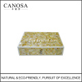 Handmade Golden Mother of Pearl Seashell Bathroom Amenity Box
